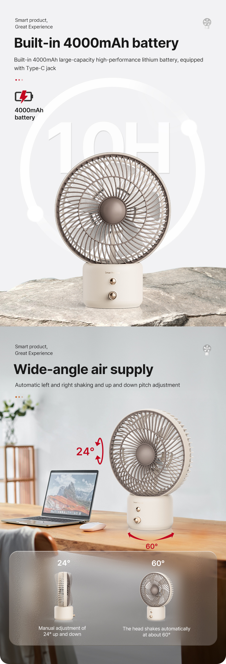 rechargeable fan supplier